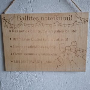 Ballītes noteikumi